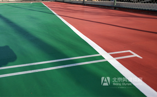 塑膠籃球場(chǎng)施工劃線圖