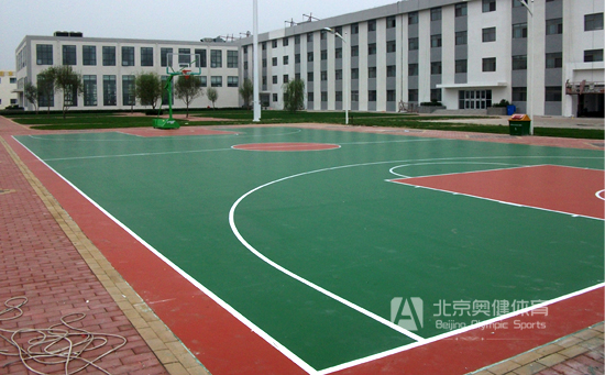 唐山硅PU籃球場(chǎng)