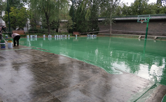 硅PU塑膠球場(chǎng)材料