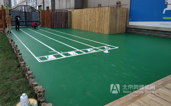 硅pu塑膠球場(chǎng)施工