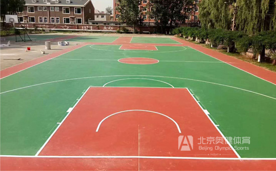 籃球場(chǎng)面層更美觀耐久