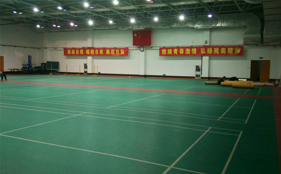 pvc運(yùn)動(dòng)地板羽毛球場(chǎng)地面