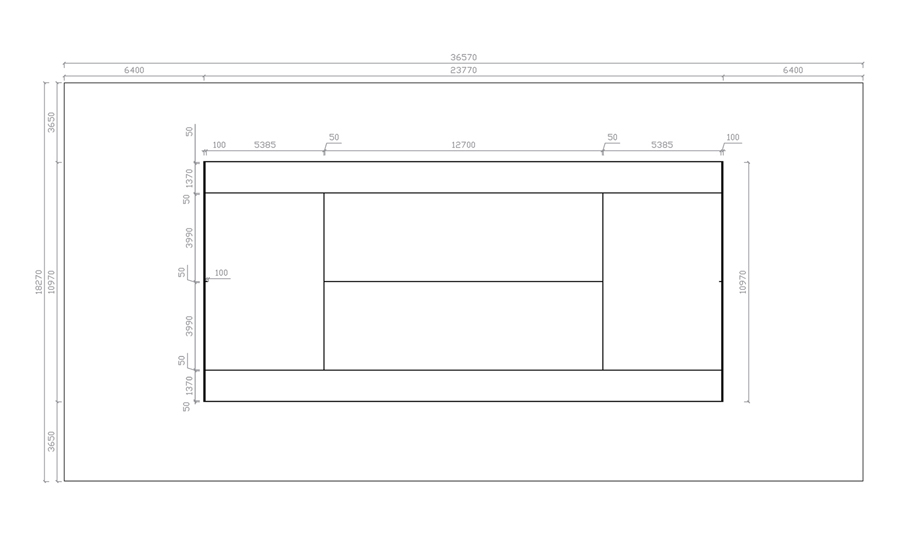 丙烯酸網(wǎng)球場(chǎng)標(biāo)準(zhǔn)尺寸圖片
