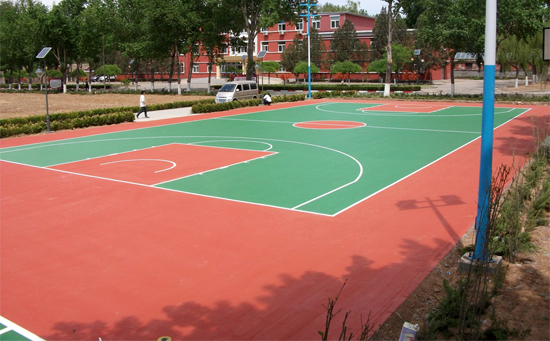 丙烯酸籃球場材料特征