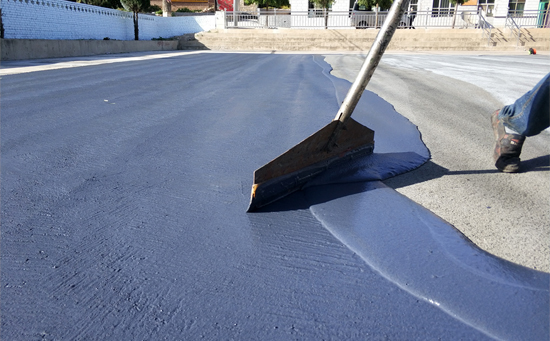 丙烯酸籃球場加強層刮涂