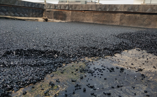 露臺epdm塑膠地面底層塑膠