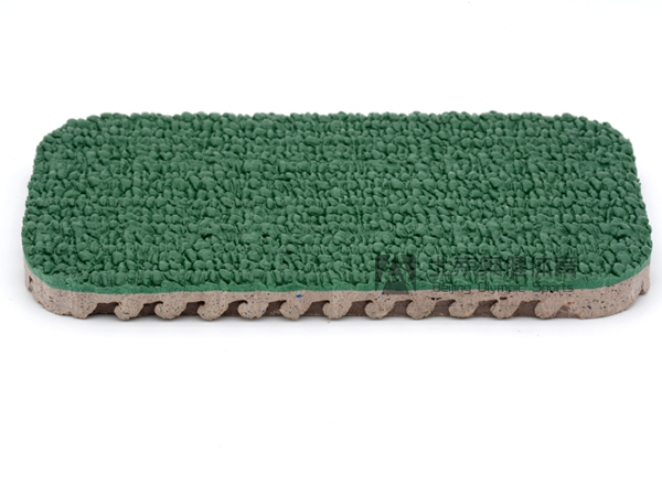 學校操場塑膠跑道-預(yù)制型跑道樣塊