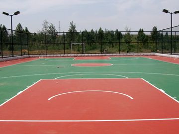 呼和浩特硅PU籃球場鋪設(shè)工程案例之博源煤礦