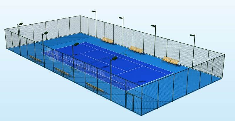 標(biāo)準(zhǔn)網(wǎng)球場地尺寸是多少，有圖有參數(shù)