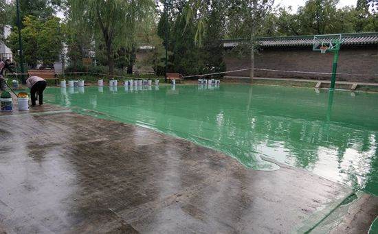 硅PU塑膠球場材料特點