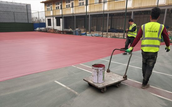 丙烯酸籃球場(chǎng)施工價(jià)格是多少