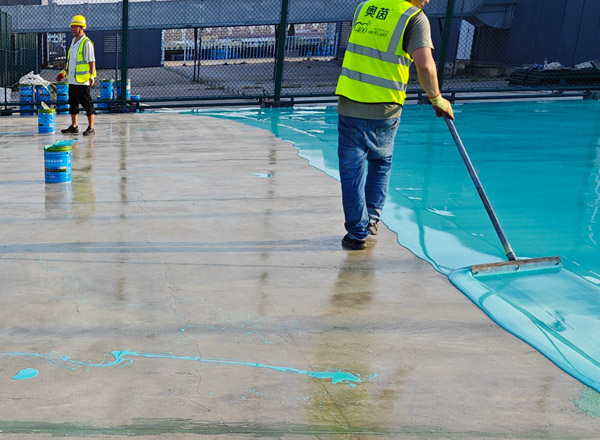 奧茵硅pu球場施工